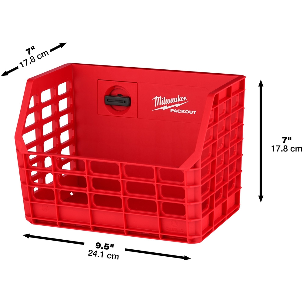 PACKOUT PANIER EN FIL DE FER - Carton MILWAUKEE ACCESSOIRES - 4932493379