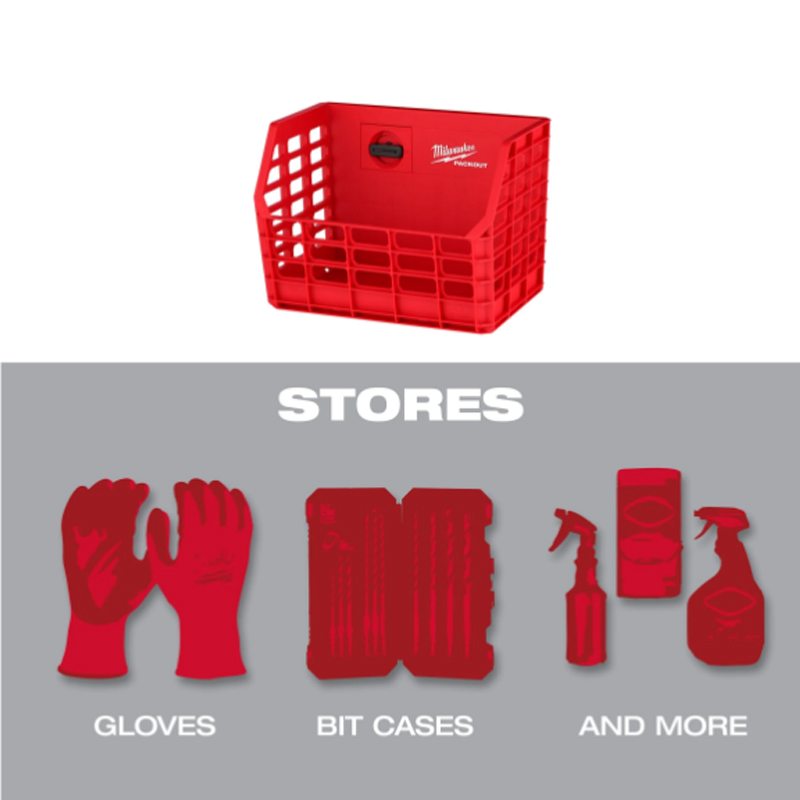 PACKOUT PANIER EN FIL DE FER - Carton MILWAUKEE ACCESSOIRES - 4932493379