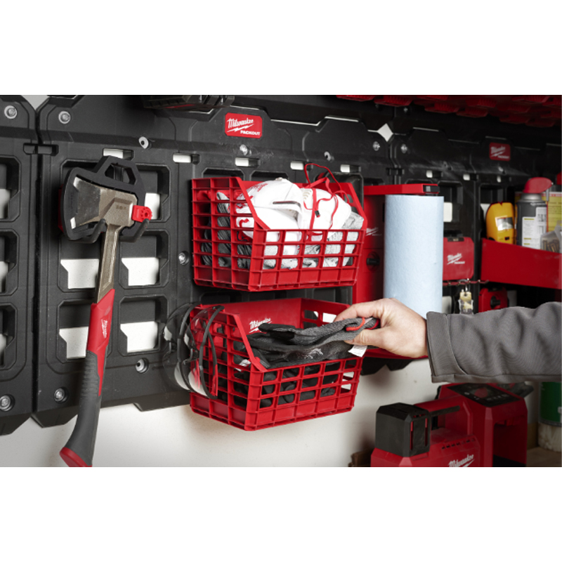 PACKOUT PANIER EN FIL DE FER - Carton MILWAUKEE ACCESSOIRES - 4932493379