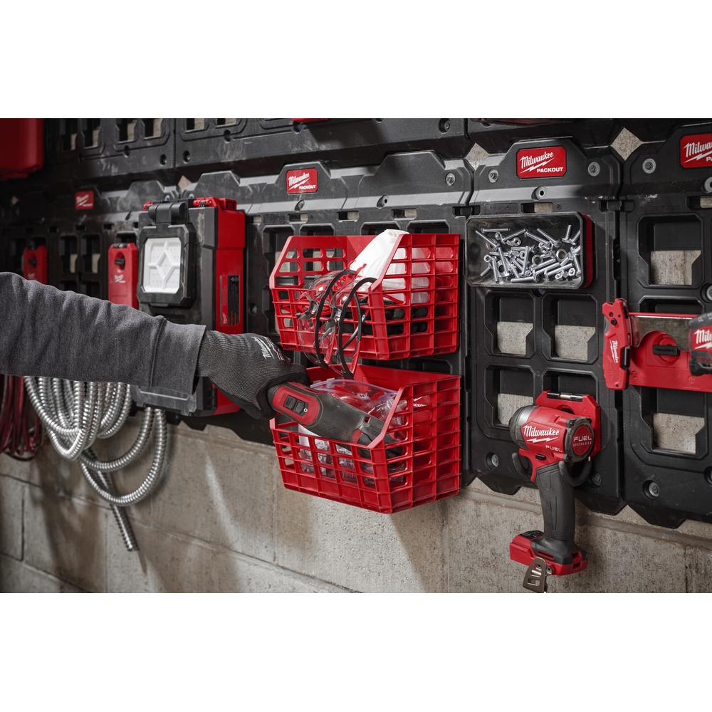 PACKOUT PANIER EN FIL DE FER - Carton MILWAUKEE ACCESSOIRES - 4932493379