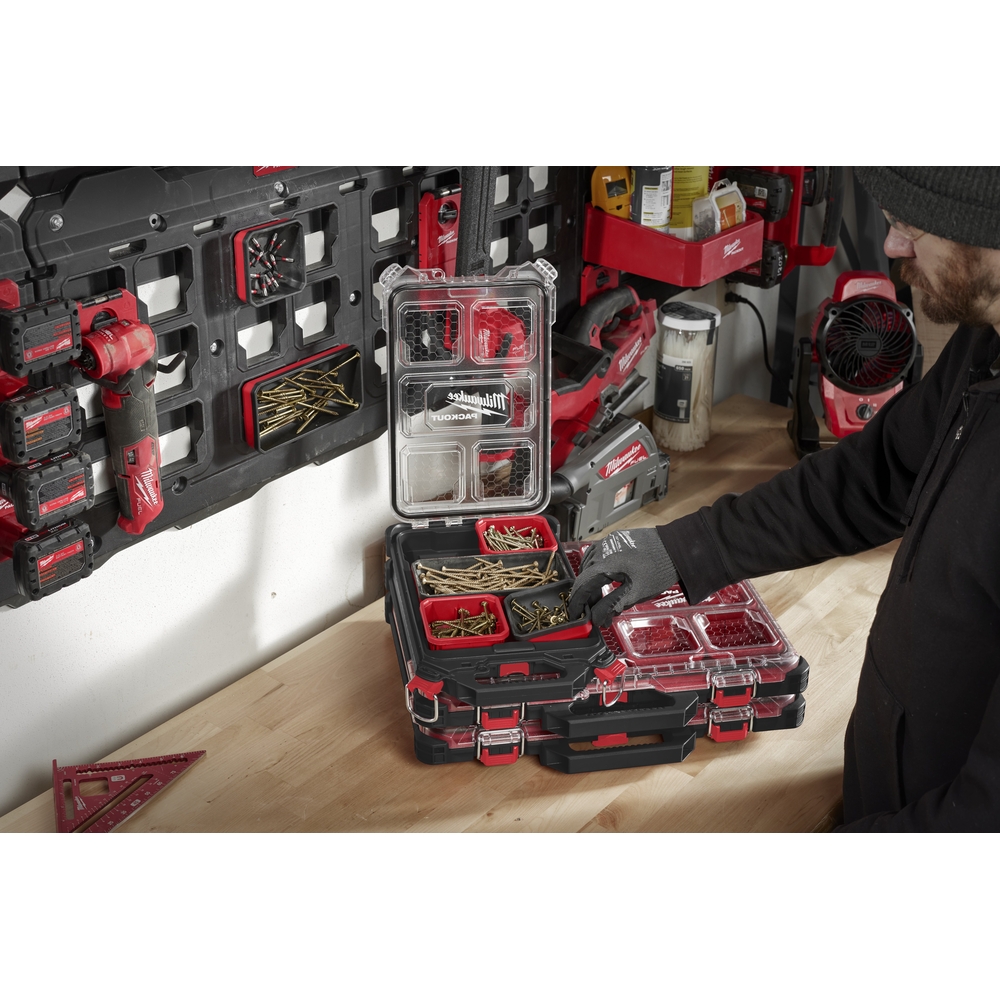 PACKOUT BAC MAGNÉTIQUE 10X10CM - Carton MILWAUKEE ACCESSOIRES - 4932493380