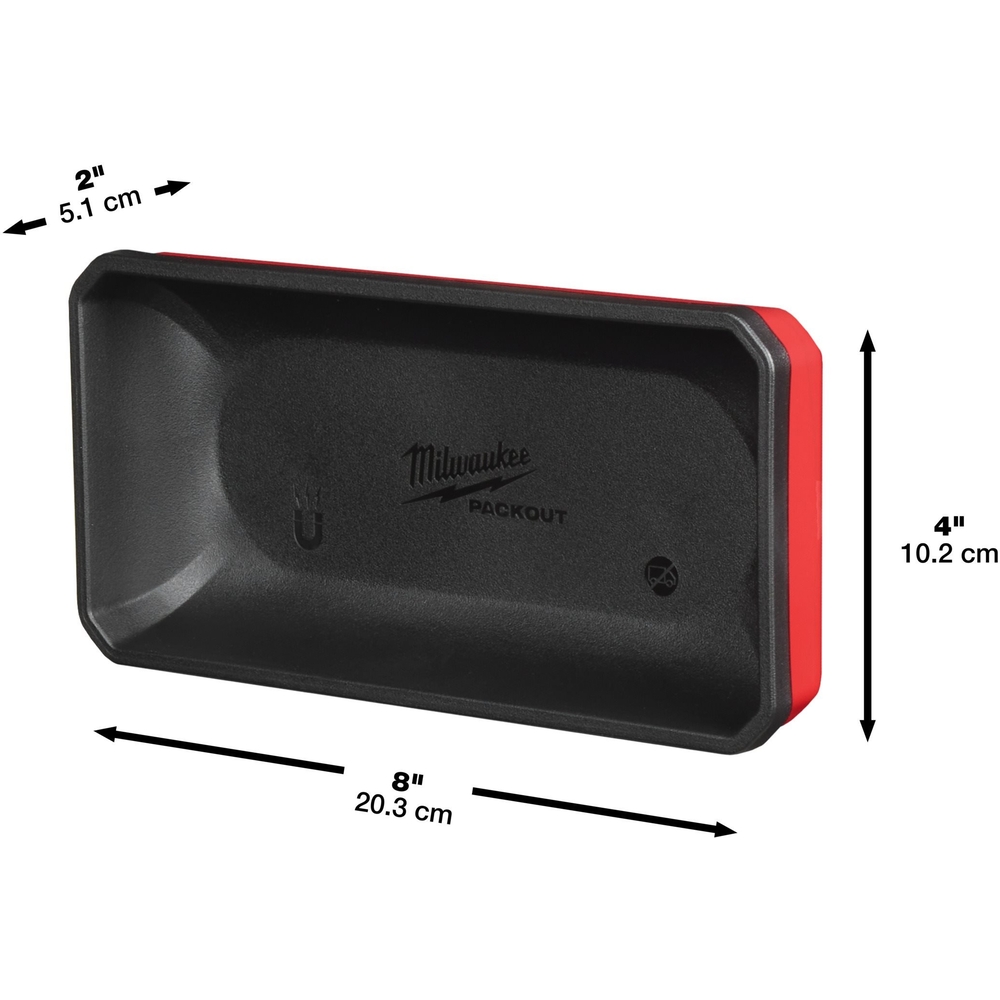 PACKOUT BAC MAGNÉTIQUE 10X20CM - Carton MILWAUKEE ACCESSOIRES - 4932493381