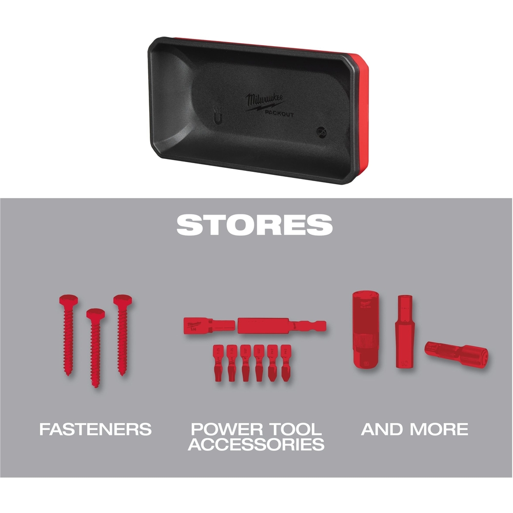 PACKOUT BAC MAGNÉTIQUE 10X20CM - Carton MILWAUKEE ACCESSOIRES - 4932493381