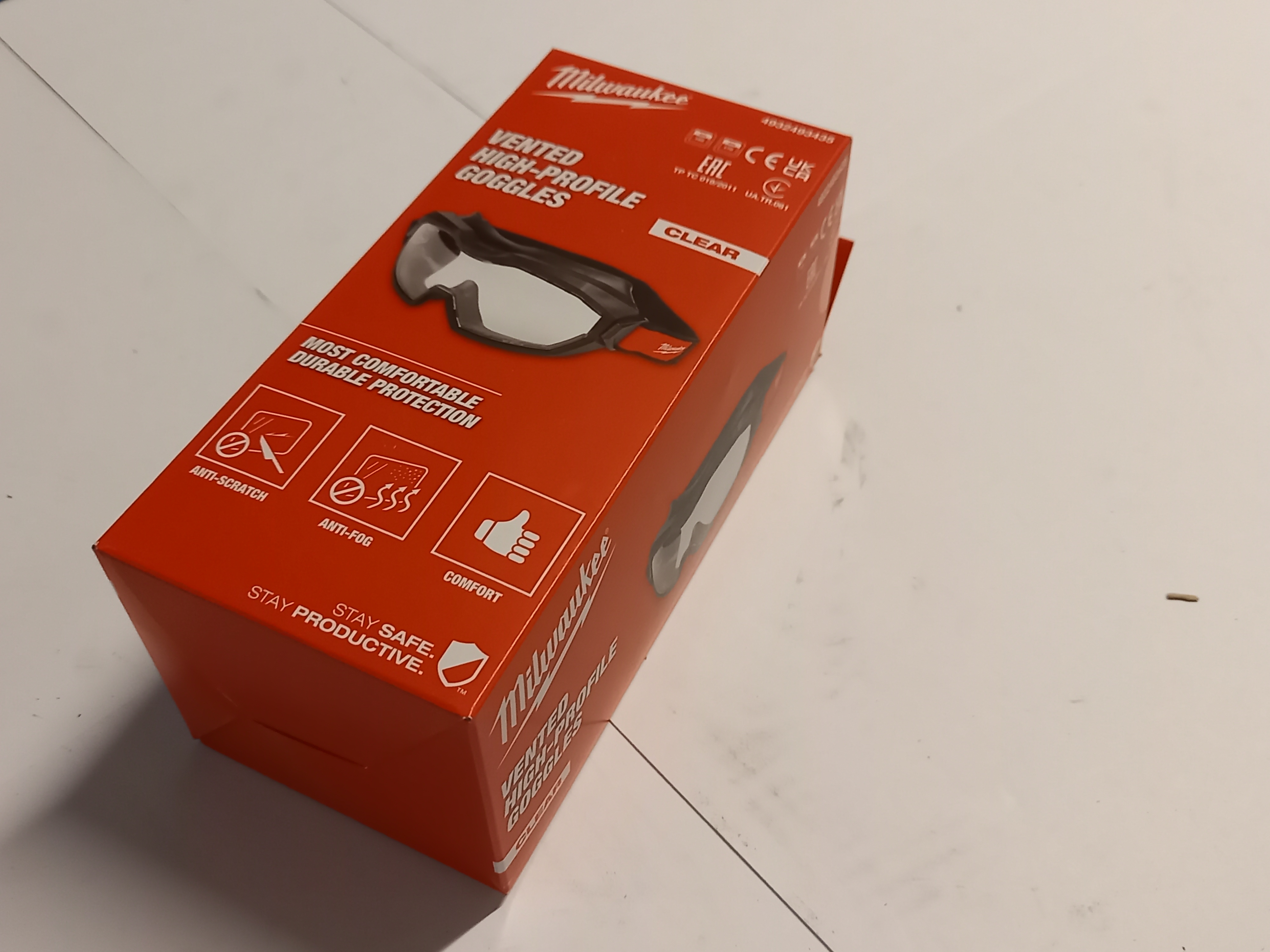 Lunettes masque de sécurité ventilées - MILWAUKEE - 4932493435