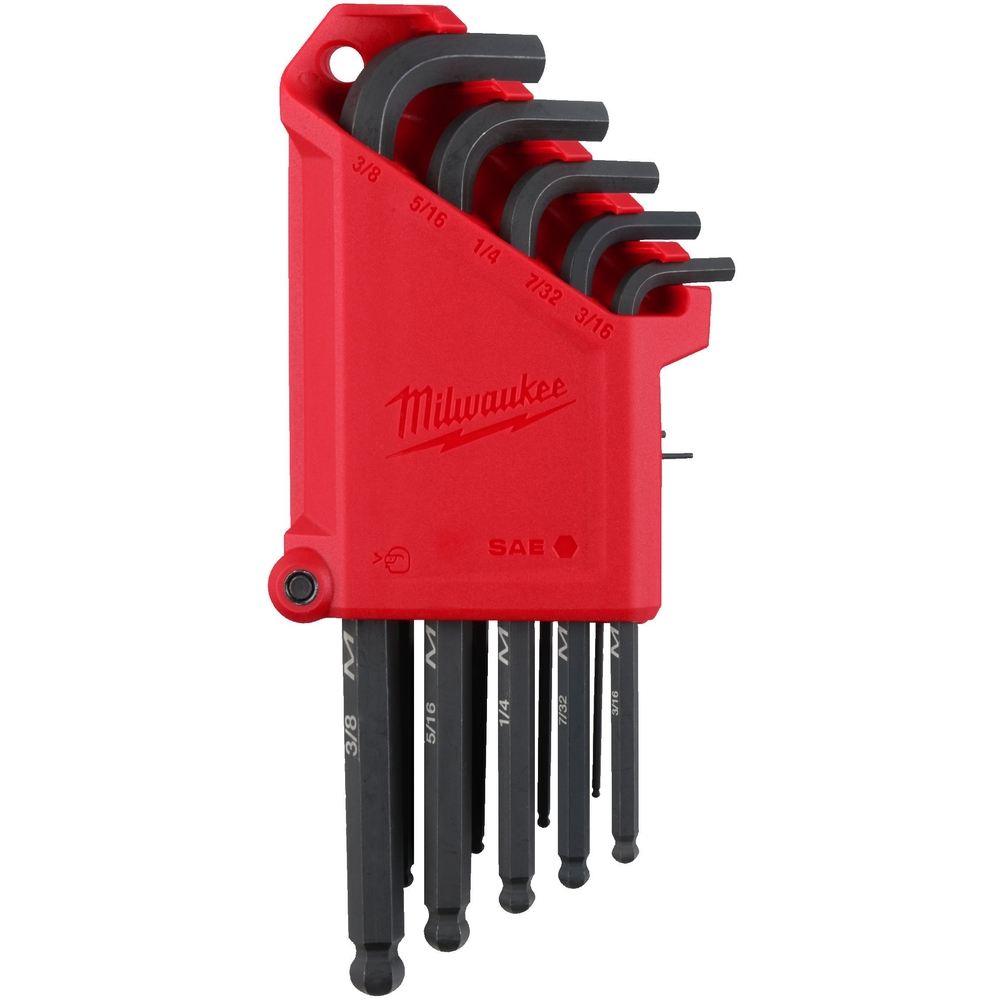 Set clés impériales en L sphériques MILWAUKEE - 4932493615