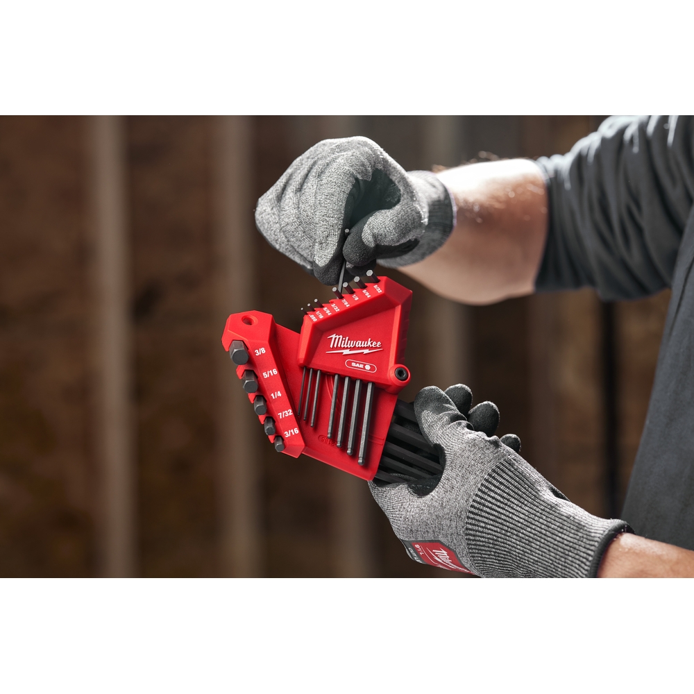 Set clés impériales en L sphériques MILWAUKEE - 4932493615