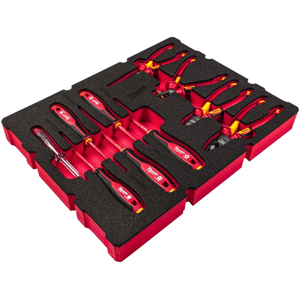 Jeu d'inserts en mousse isolés pour tiroir Packout de 10 pièces - MILWAUKEE - 4932493637
