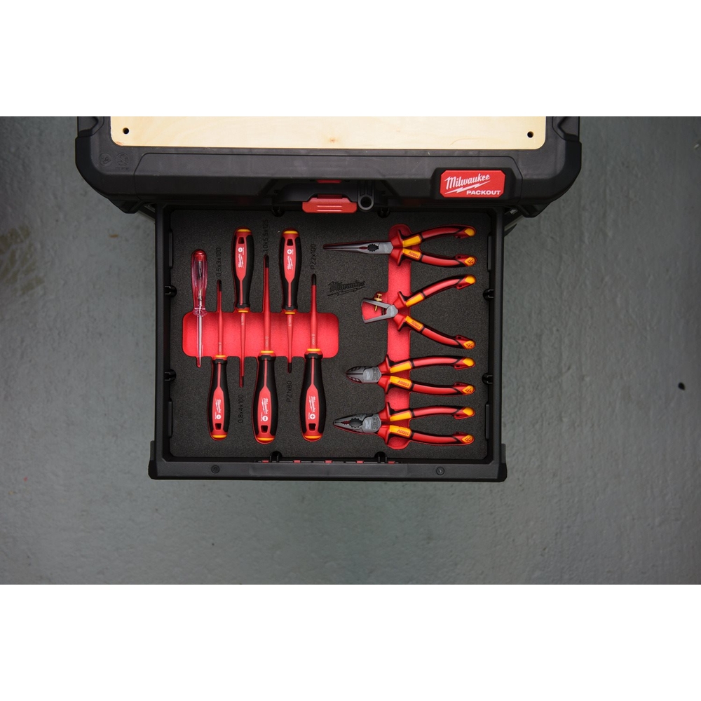 Jeu d'inserts en mousse isolés pour tiroir Packout de 10 pièces - MILWAUKEE - 4932493637