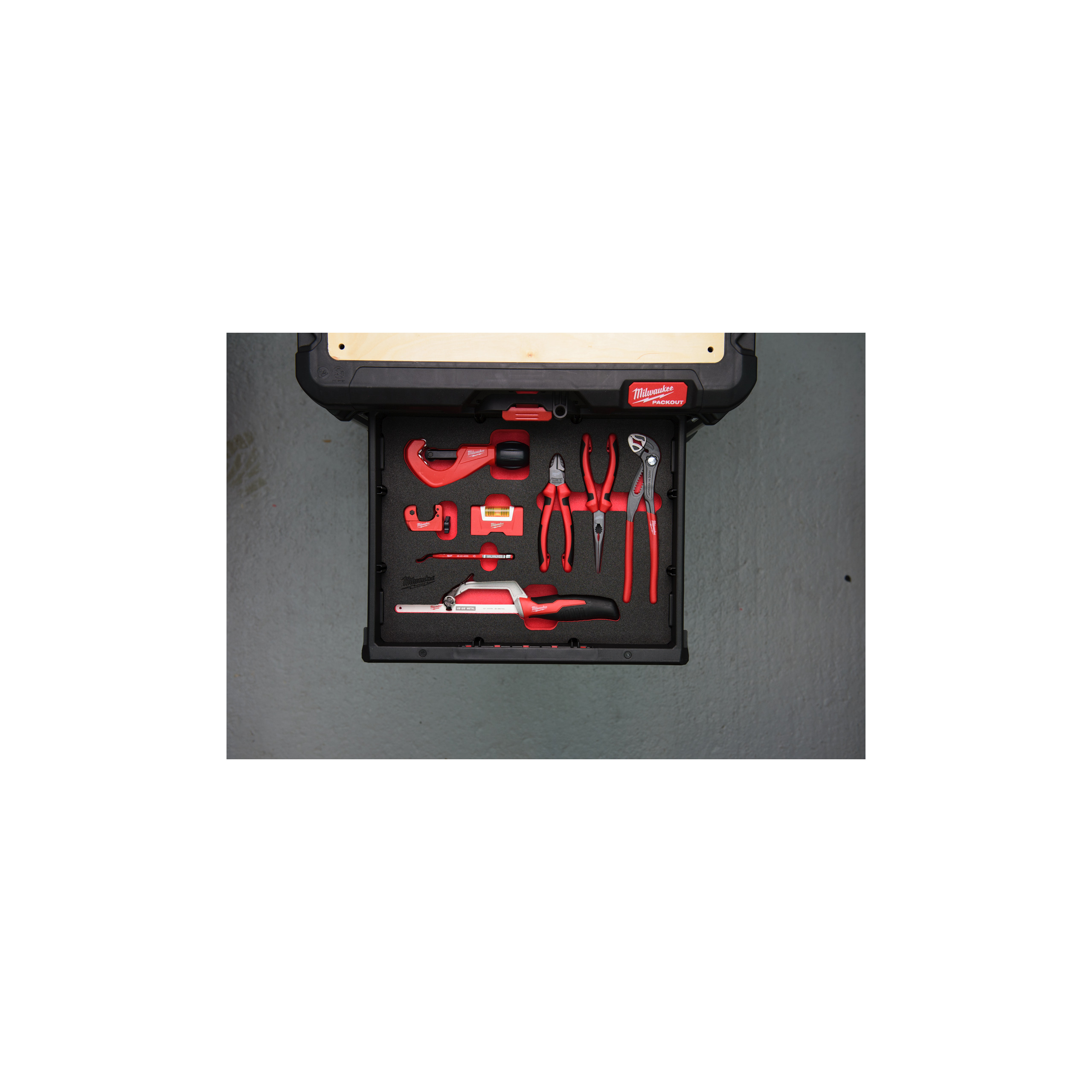 Jeu d'inserts en mousse pour plomberie Packout Drawer 8 pièces - MILWAUKEE - 4932493639