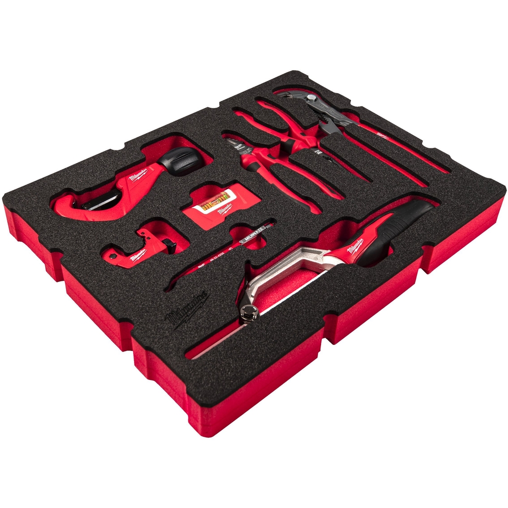 Jeu d'inserts en mousse pour plomberie Packout Drawer 8 pièces - MILWAUKEE - 4932493639