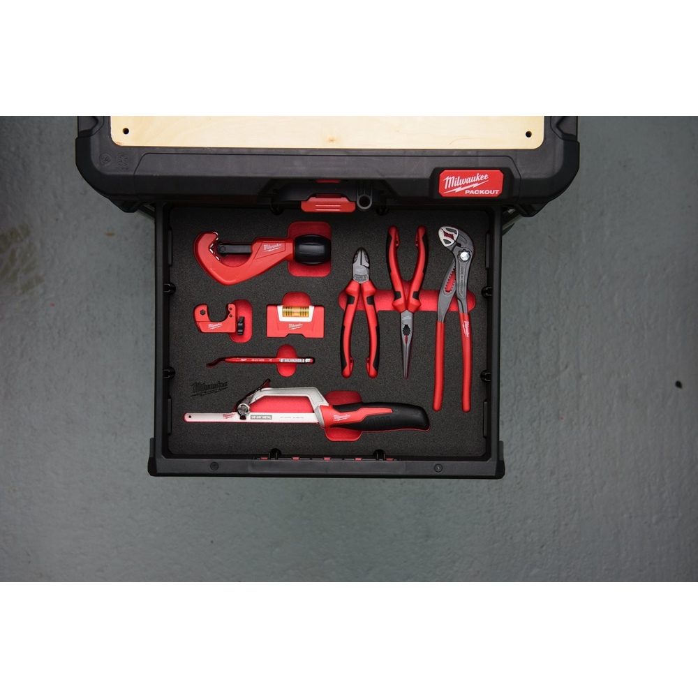Jeu d'inserts en mousse pour plomberie Packout Drawer 8 pièces - MILWAUKEE - 4932493639