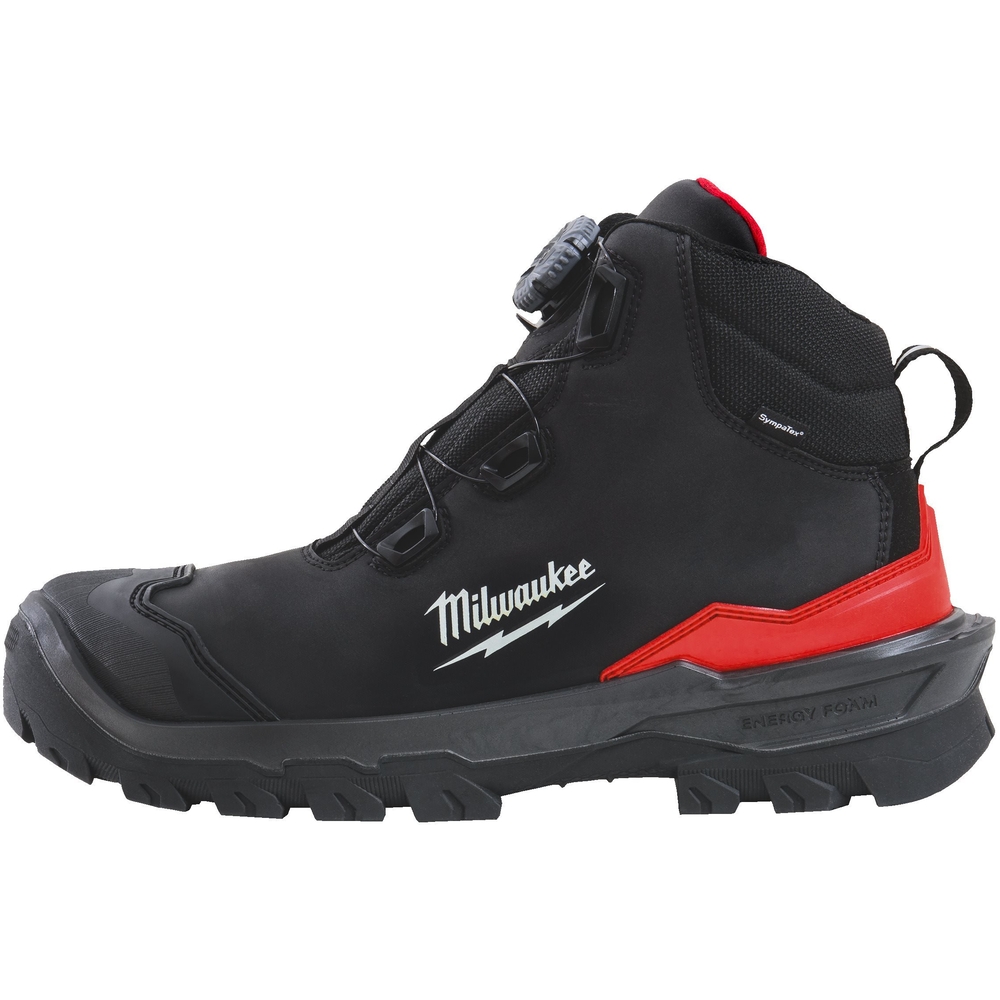 Chaussures de sécurité noires ARMOURTRED S7S CI HRO SC FO LG SR BOA MILWAUKEEE - AMT S7S B1M110111W