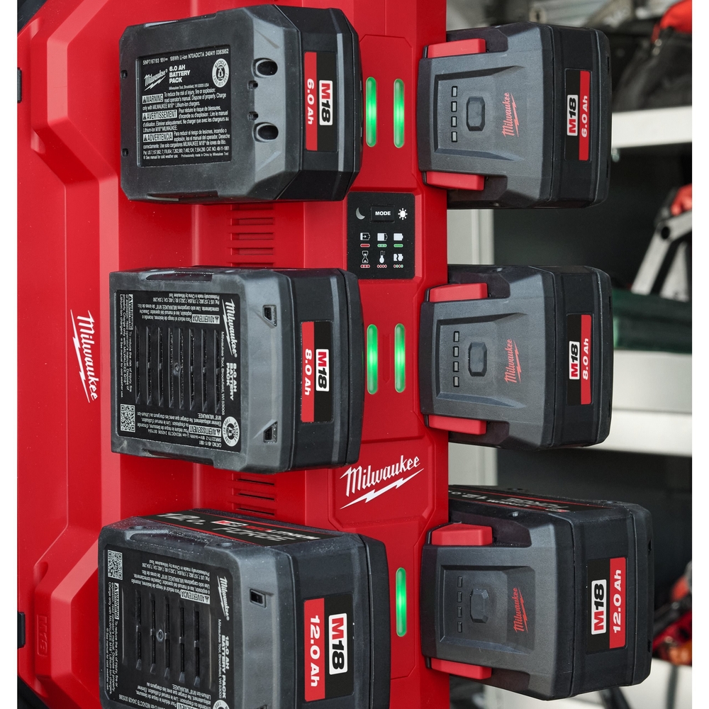 CHARGEUR 6 PORTS PACKOUT M18 MPC6 - MILWAUKEE - 4932498551