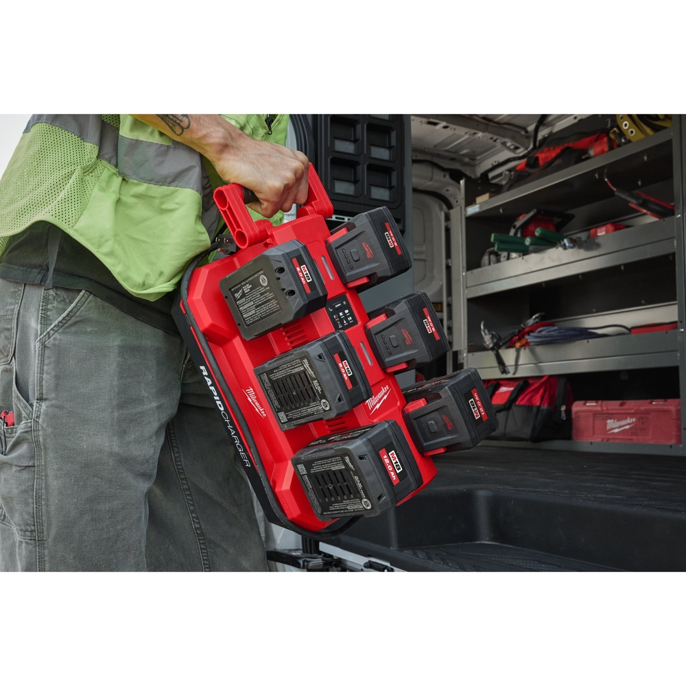 CHARGEUR 6 PORTS PACKOUT M18 MPC6 - MILWAUKEE - 4932498551