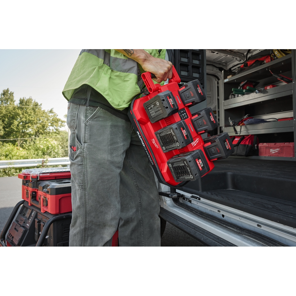 CHARGEUR 6 PORTS PACKOUT M18 MPC6 - MILWAUKEE - 4932498551