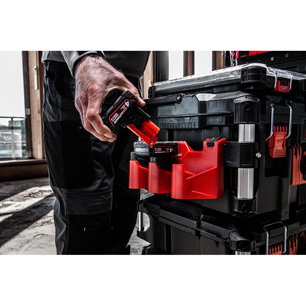 PACKOUT PORTE-BATTERIES M12 LATÉRAL - MILWAUKEE - 4932498646