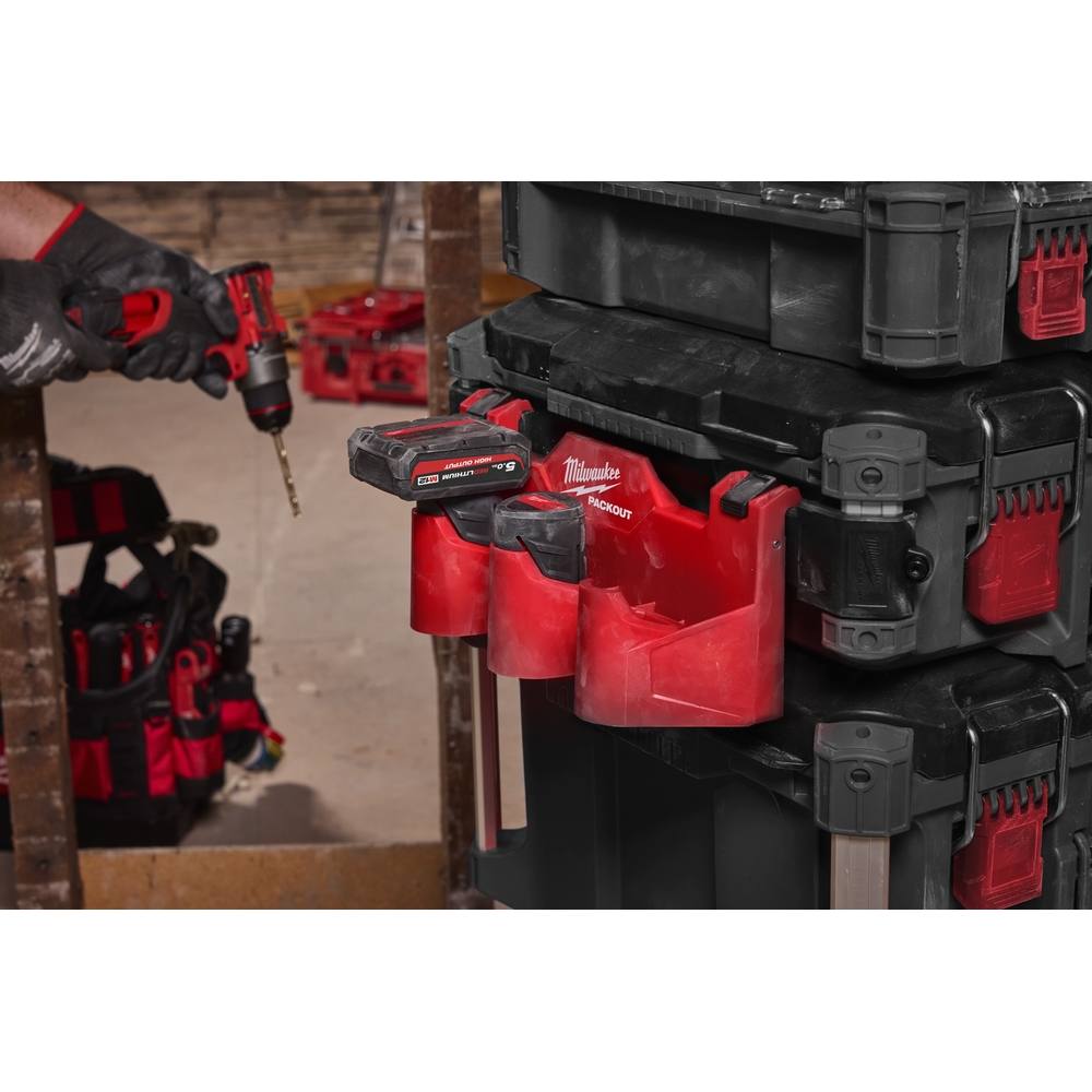 PACKOUT PORTE-BATTERIES M12 LATÉRAL - MILWAUKEE - 4932498646