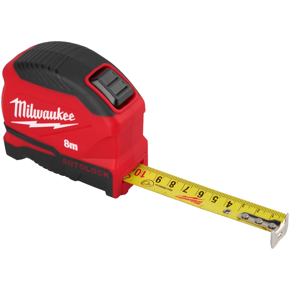 Mètre à ruban Autolock 8M (2ème GEN) MILWAUKEE - 4932498774