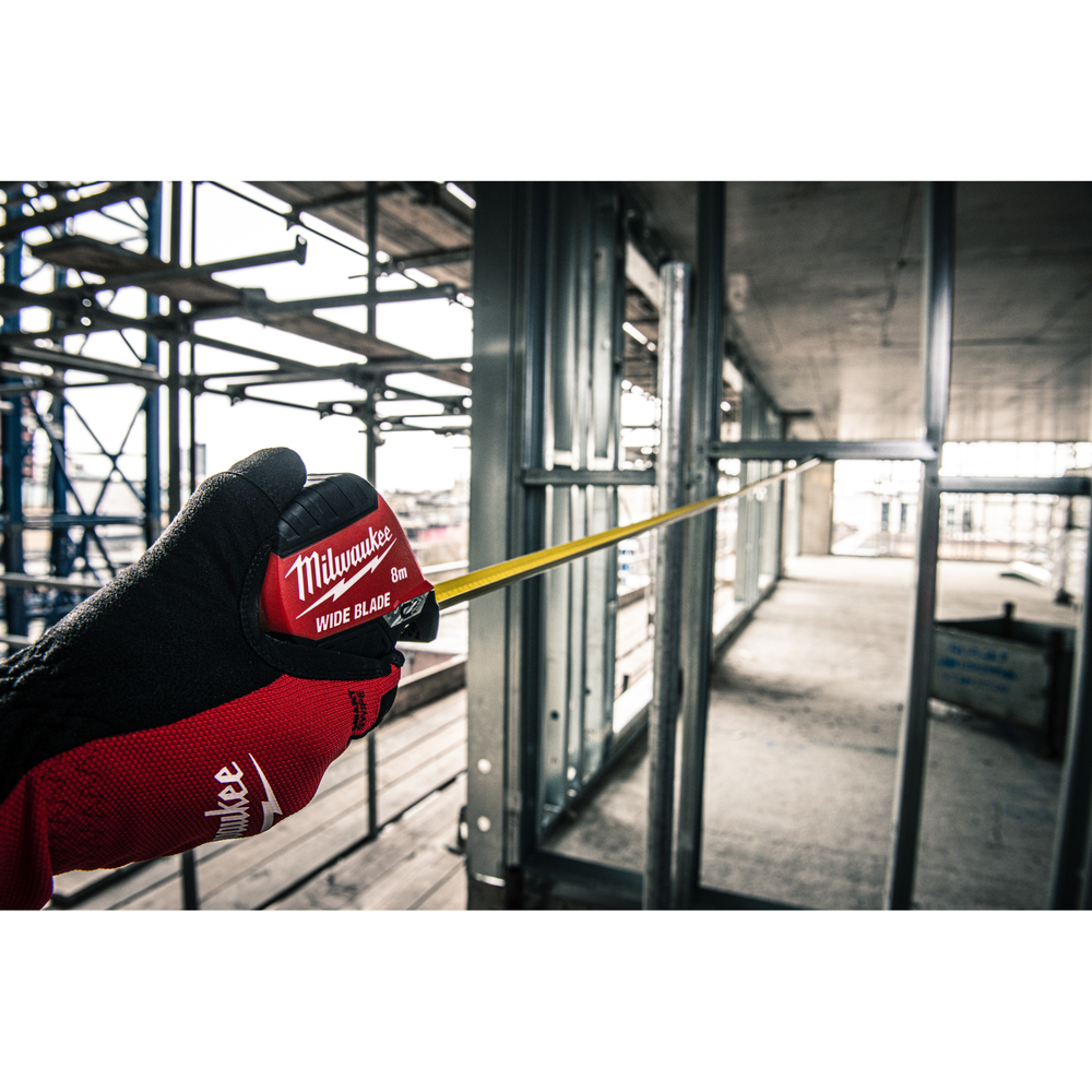 Mètre ruban large premium magnétique 8m/35mm MILWAUKEE - 4932499209