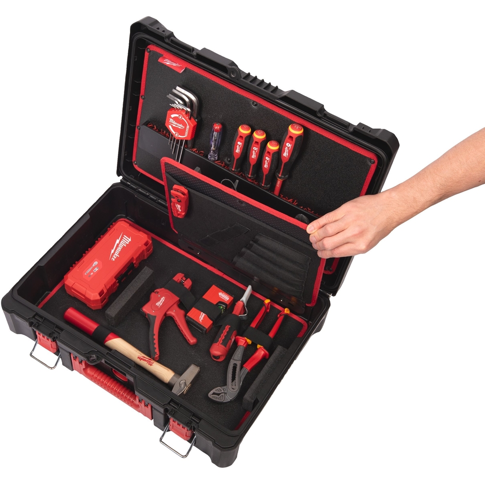 SET PACKOUT ELECTRICIEN 62 PIECES MILWAUKEE - 4932499466