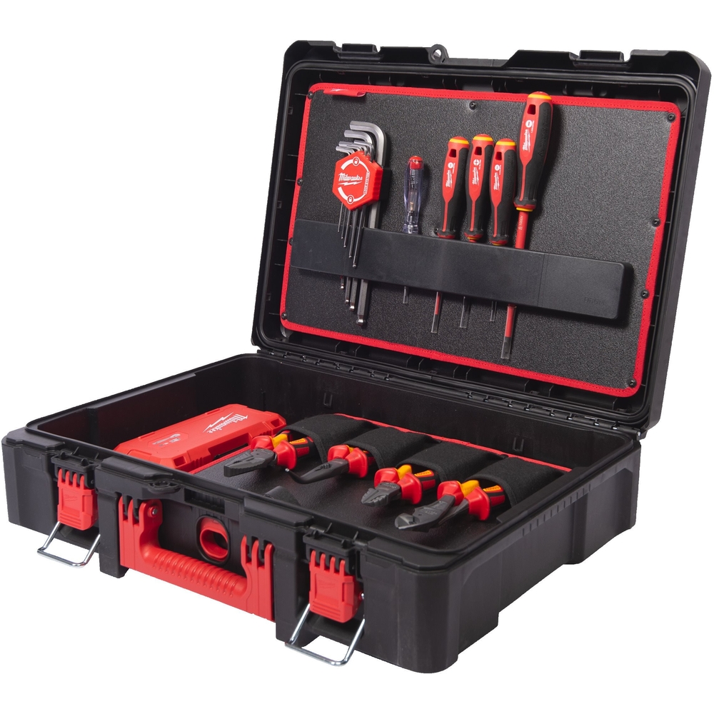 SET PACKOUT ELECTRICIEN 62 PIECES MILWAUKEE - 4932499466