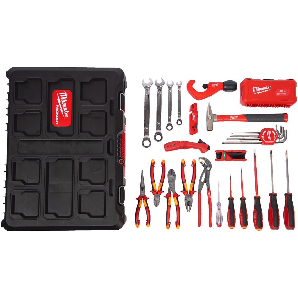 SET PACKOUT PLOMBIER 74 PIECES MILWAUKEE - 4932499467