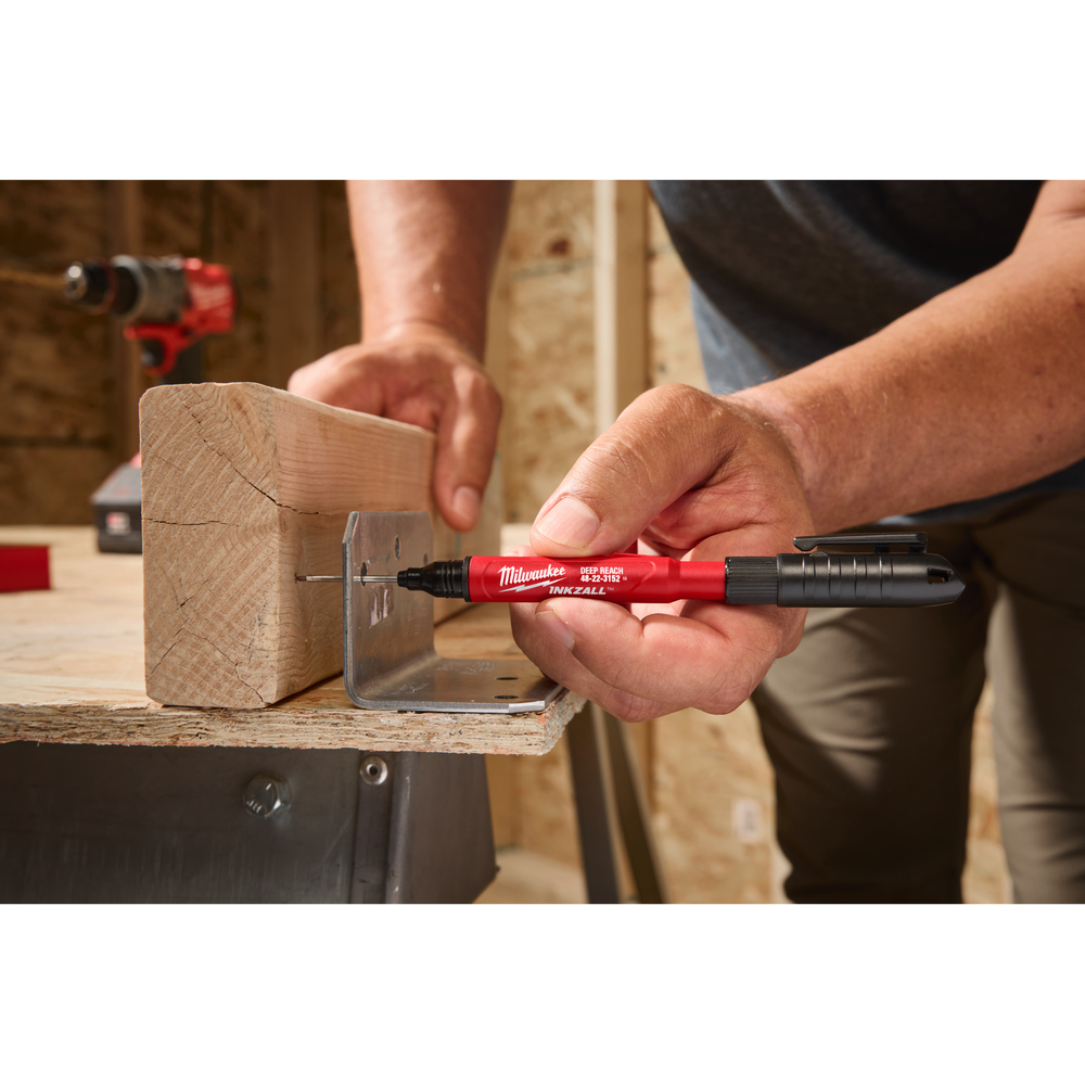 Marqueur Inkzall pointe ultra-fine longue portée MILWAUKEE - 4932501147