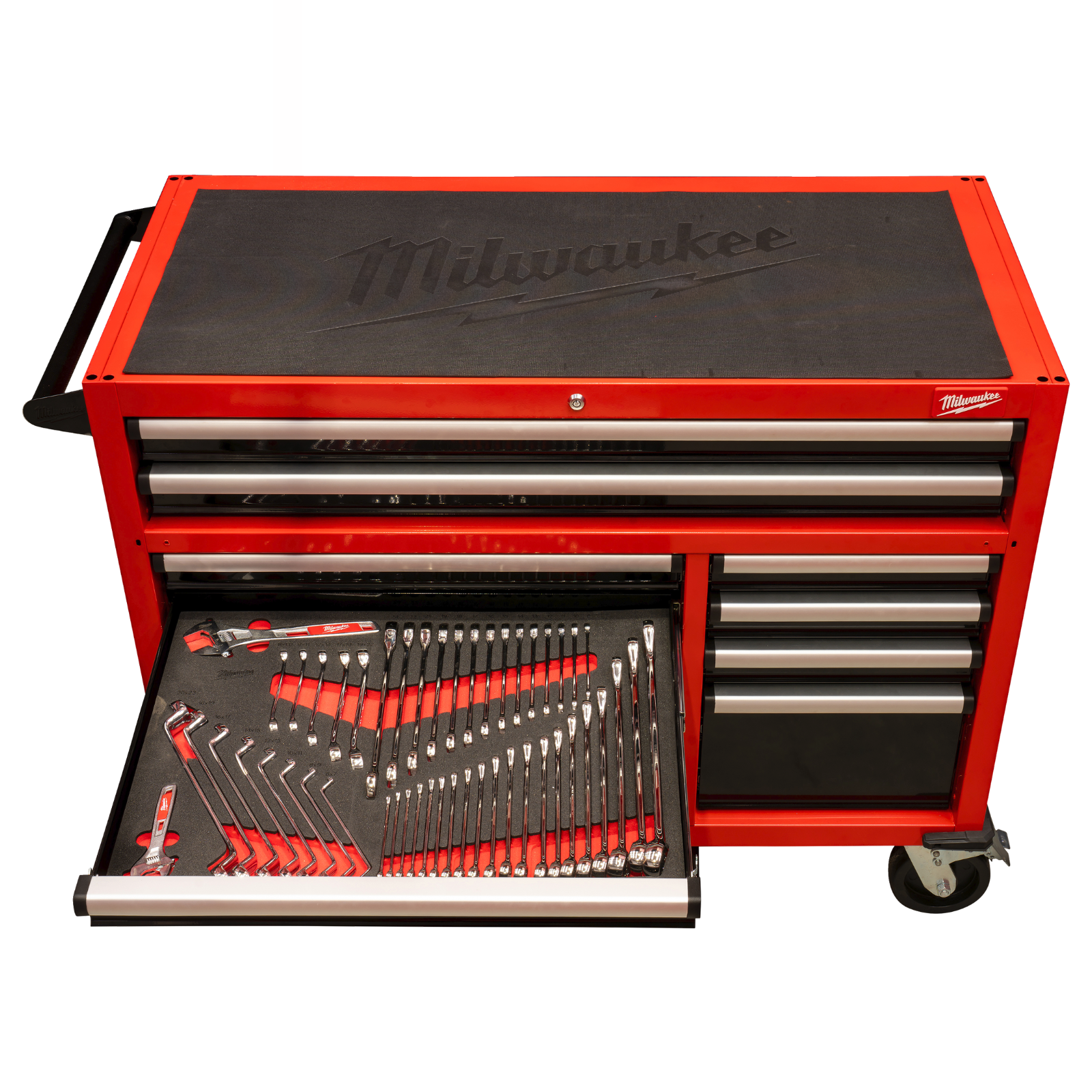 Servante MILWAUKEE atelier premium équipée 501 outils grande capacité TOOLGUARD 4932502079
