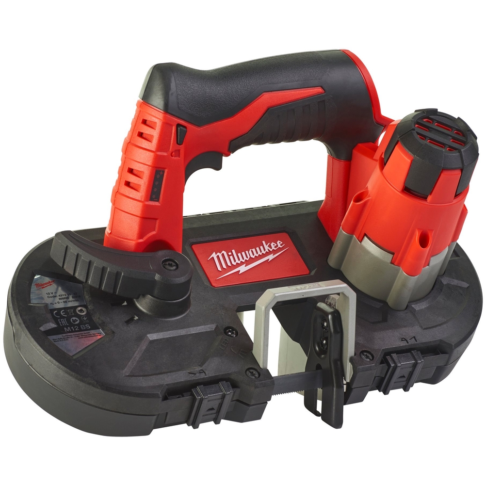 Scie à ruban MILWAUKEE 12V livrée sans batteries ni chargeur en coffret M12 BS-0 - 4933431310