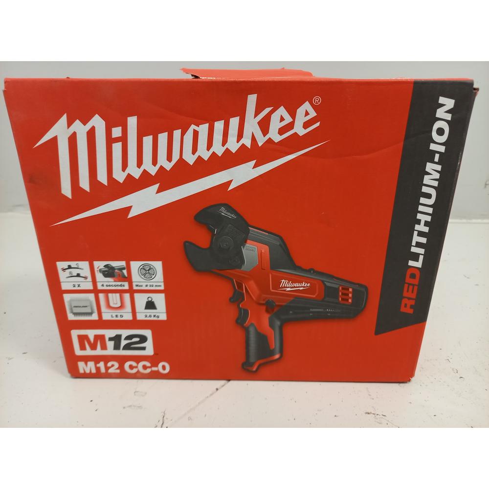 Coupe câbles électrique Ø32mm MILWAUKEE 12V sans batterie ni chargeur M12 CC-0 - OCCASION  4933431600