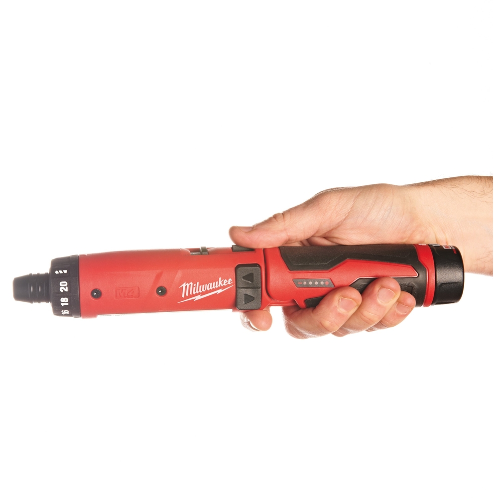 Tournevis 4 V 2,0Ah Red Li-ION, 5 Nm MILWAUKEE M4 D-202B - 4933440475