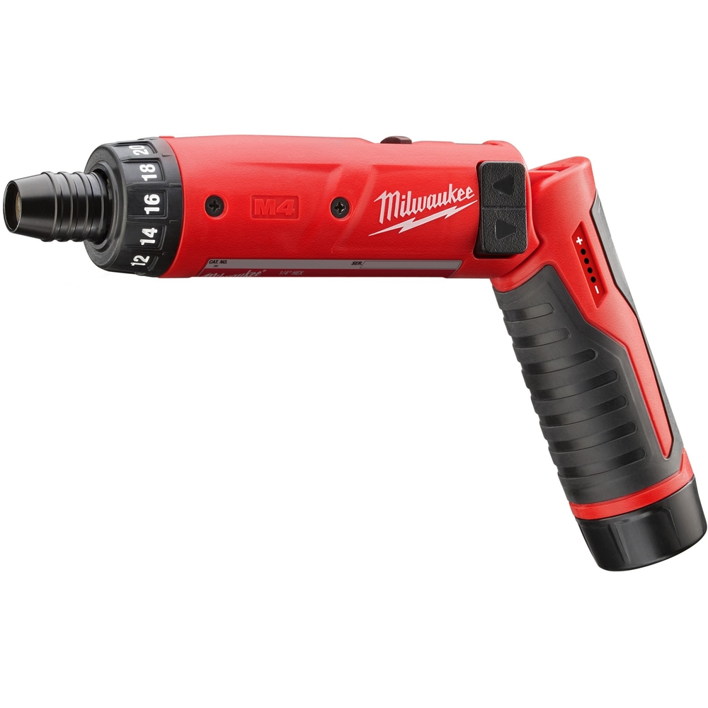 Tournevis 4 V 2,0Ah Red Li-ION, 5 Nm MILWAUKEE M4 D-202B - 4933440475