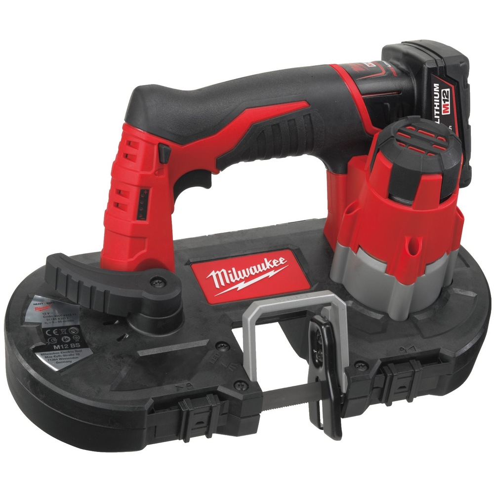 Scie à ruban, 12V, 4,0 Ah MILWAUKEE M12 BS-402C - 4933441805