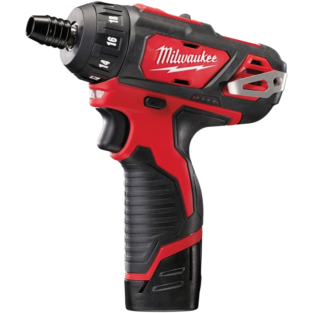 Perceuse visseuse MILWAUKEE M12 BD-202C 12 V 2 batteries 2 Ah - 4933441900
