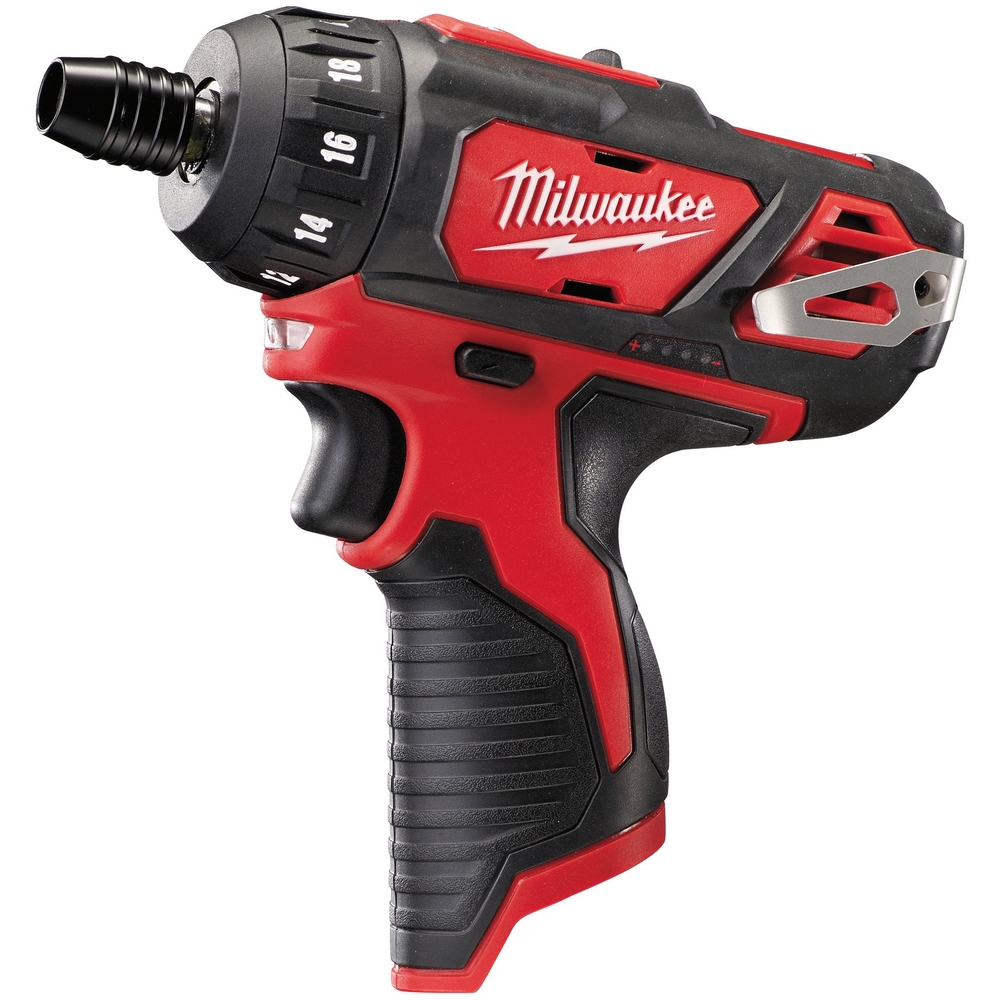 Perceuse visseuse MILWAUKEE sans fil 12 V 30 Nm 2 vitesses (sans chargeur et batterie) M12 BD-0 - 4933441910