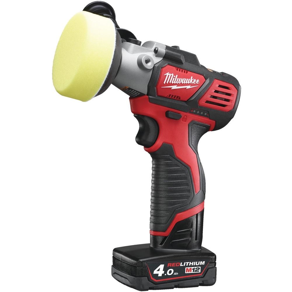 Polisseuse MILWAUKEE BPS-421X avec 1 batterie 4,0 Ah et 1 batterie 2,0 Ah - 4933447799