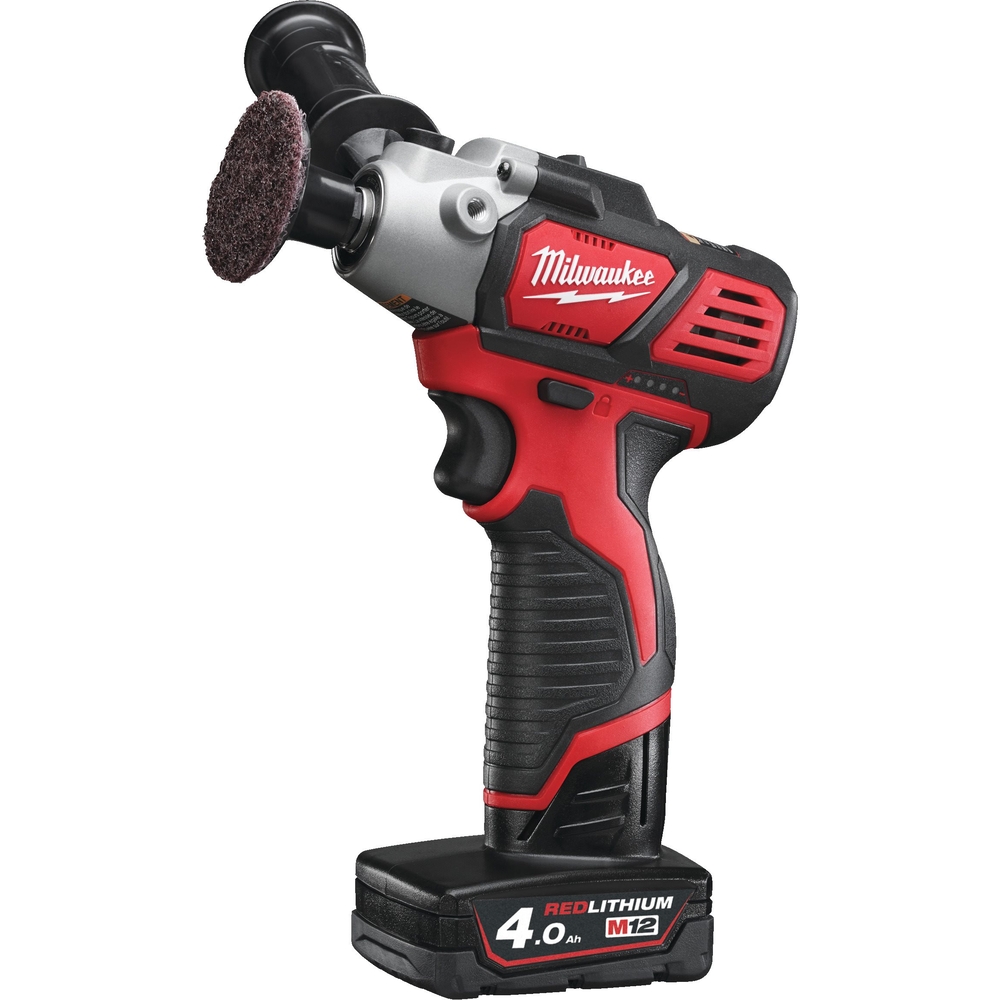 Polisseuse MILWAUKEE BPS-421X avec 1 batterie 4,0 Ah et 1 batterie 2,0 Ah - 4933447799
