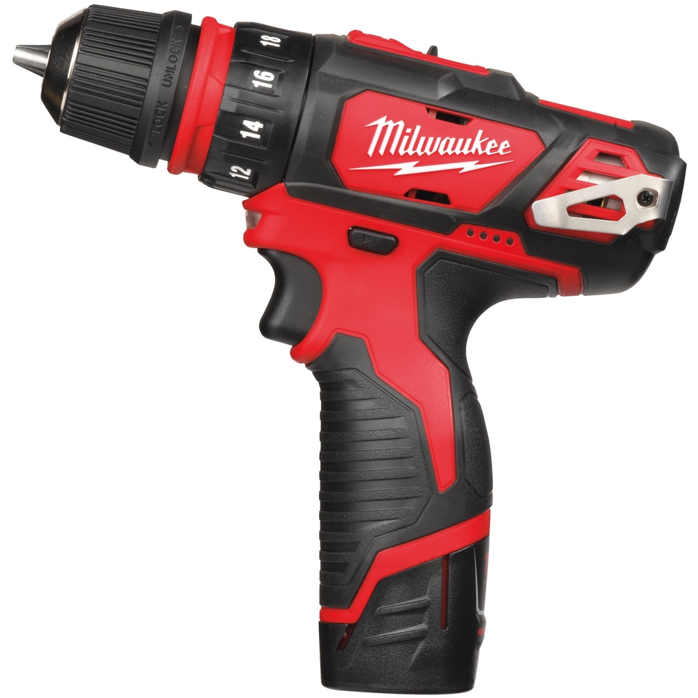 Perceuse visseuse à mandrin amovible 12v, 2 ah, coffret MILWAUKEE - 4933447836