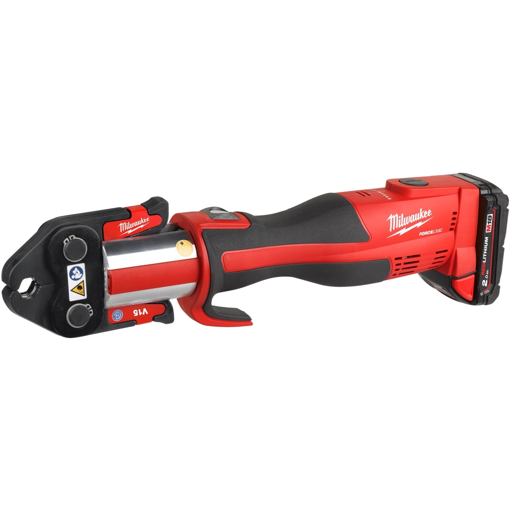 Pince à sertir MILWAUKEE M18 BLHPT-202C FUEL 18V 2,0Ah avec 2 batteries - 4933451132