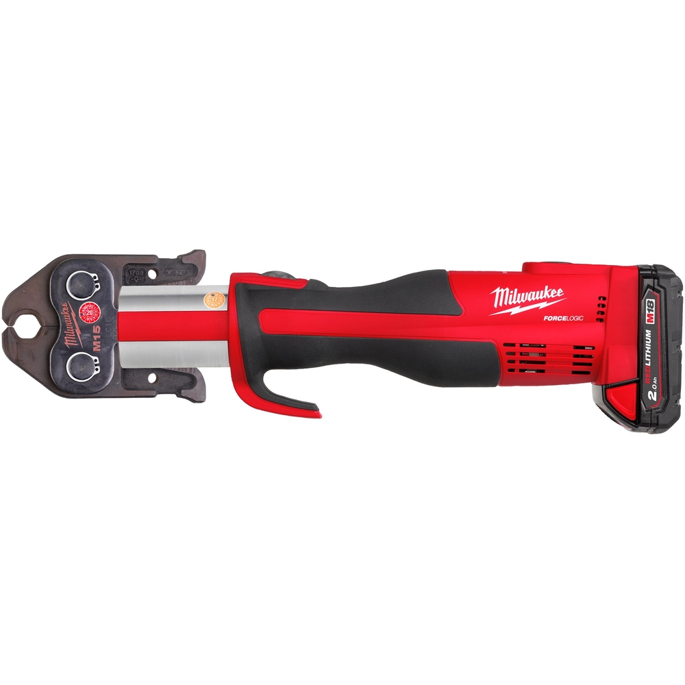 Pince à sertir MILWAUKEE M18 BLHPT-202C FUEL 18V 2,0Ah avec 2 batteries - 4933451132