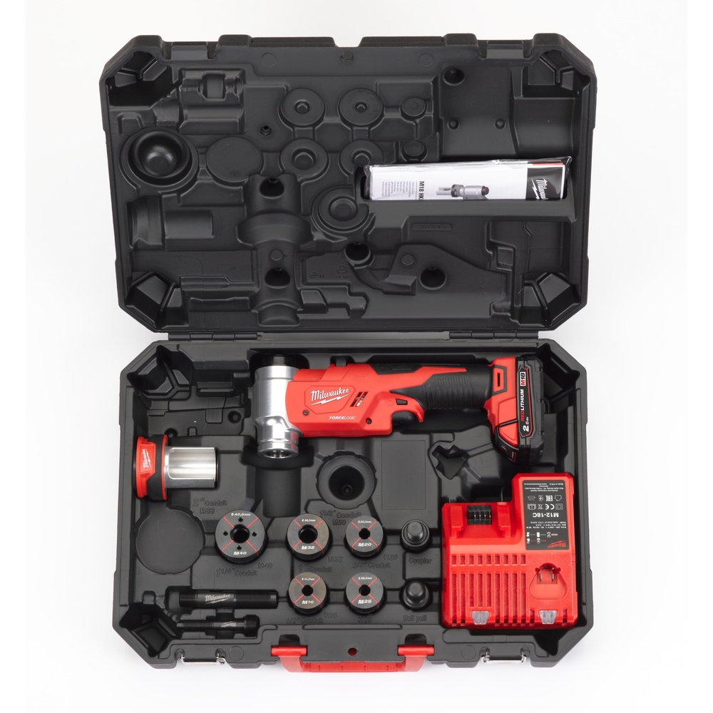 Emporte-pièce MILWAUKEE HKP-201CA hydraulique FORCELOGIC 18V 2,0Ah - 4933451204