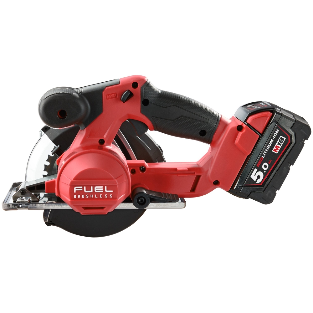Scie circulaire MILWAUKEE FMCS-502X FUEL 18V avec deux batteries 5Ah - 4933459193