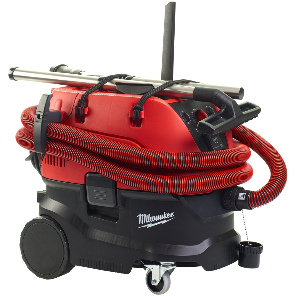 Aspirateur eau et poussieres 30L classe M - 1200w AS-30 MAC Milwaukee - 4933459415