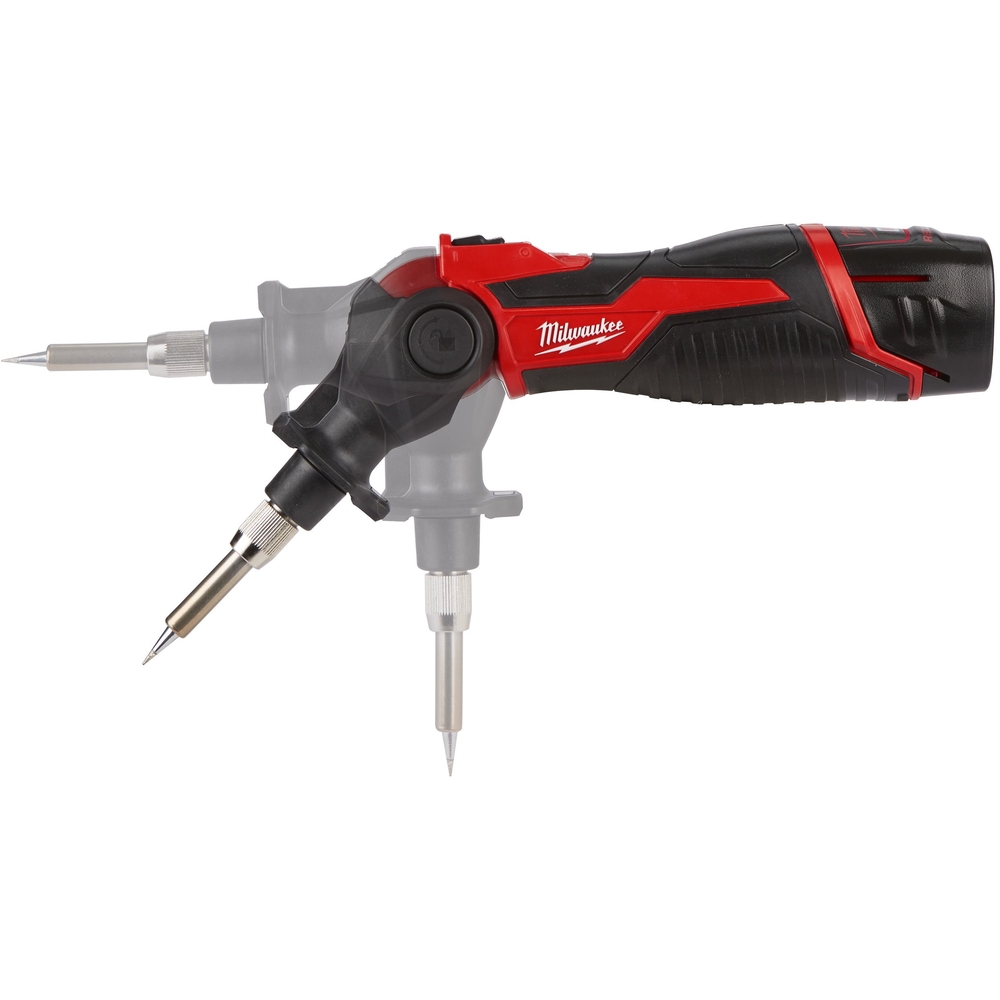 Fer à souder MILWAUKEE 12V 400°C avec batterie 2,0 Ah et chargeur en coffret M12 SI-201C - 4933459761