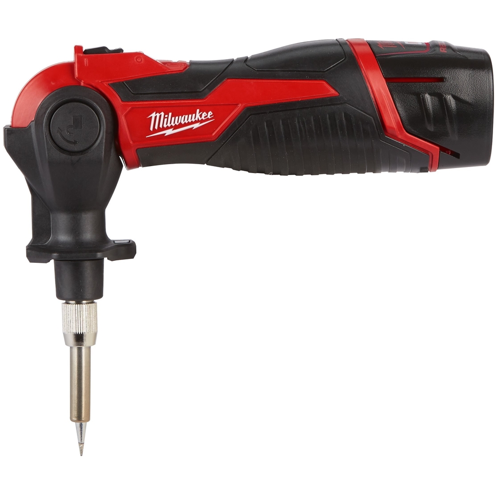 Fer à souder MILWAUKEE 12V 400°C avec batterie 2,0 Ah et chargeur en coffret M12 SI-201C - 4933459761