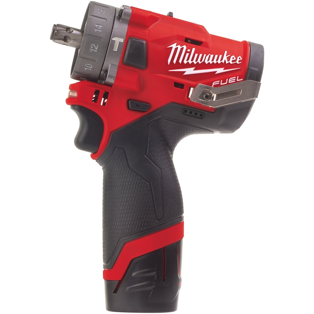 Perceuse percussion à mandrin amovible MILWAUKEE M12 FPDX-202X - 4933464136