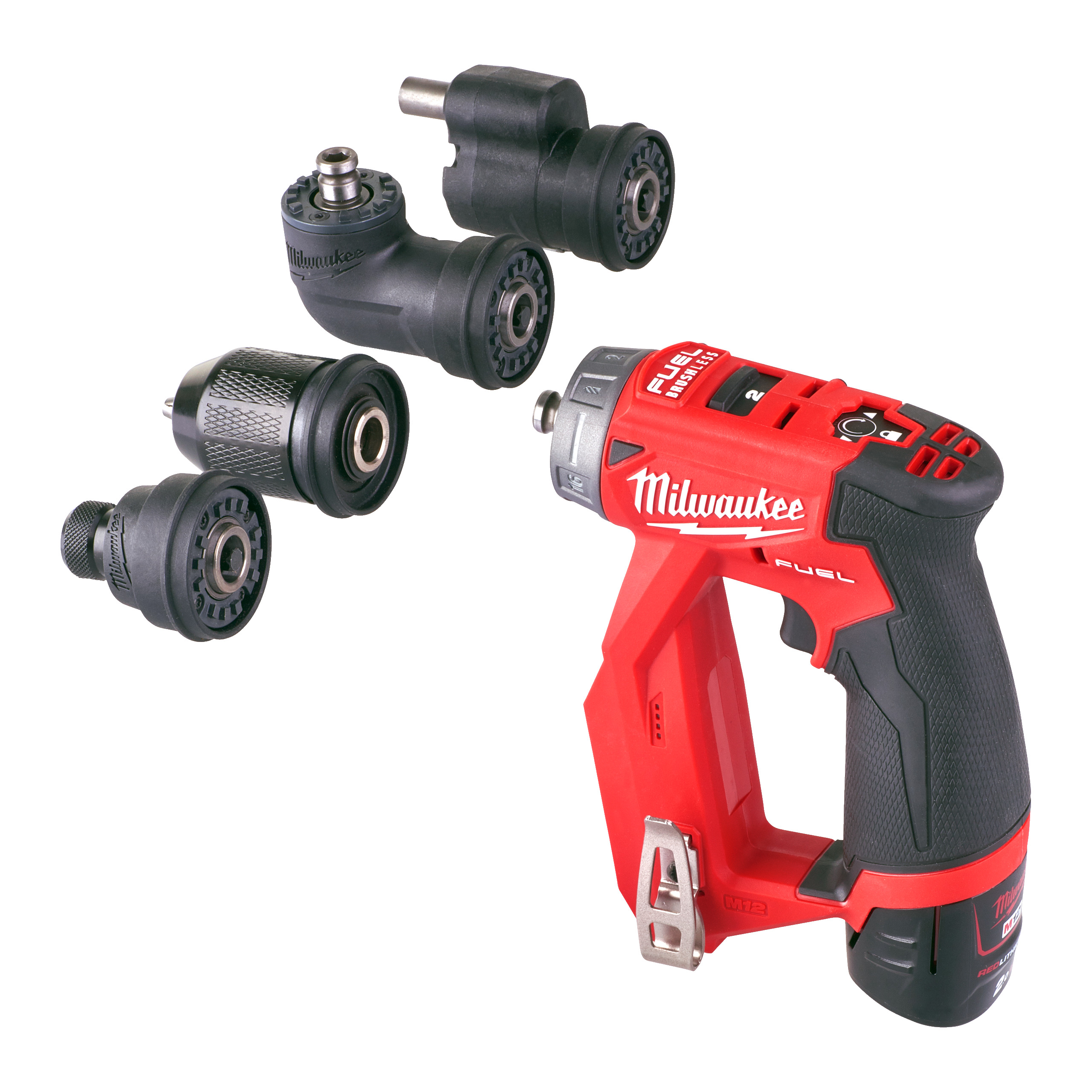 Perceuse visseuse MILWAUKEE 12V 2Ah M12 FUEL FDDXKIT-202X 4933464979