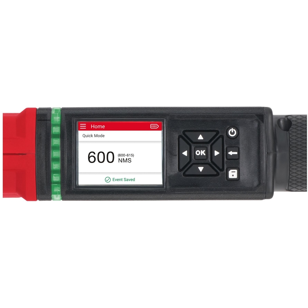 Clef à cliquet FUEL 12V, ecran digital, 203Nm, 2,0 Ah, chargeur M12-18 FC, sac MILWAUKEE - 4933464970