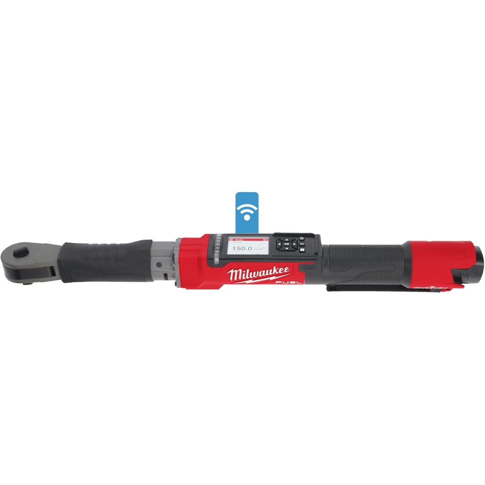 Clef à cliquet FUEL 12V, ecran digital, 203Nm, 2,0 Ah, chargeur M12-18 FC, sac MILWAUKEE - 4933464970