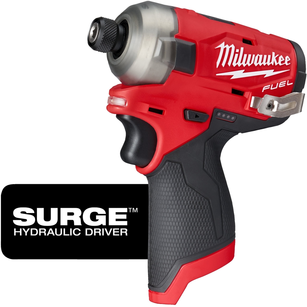M12 FID-0 - Visseuse à Chocs compacte Silencieuse SURGE Hex 1/4 FUEL, 12V, 50Nm, 76dbA MILWAUKEE - 4933464972